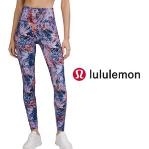 Lululemon Fast and Free RARE Brushed Fabric High-Rise Tight Atmospheric Purple 4